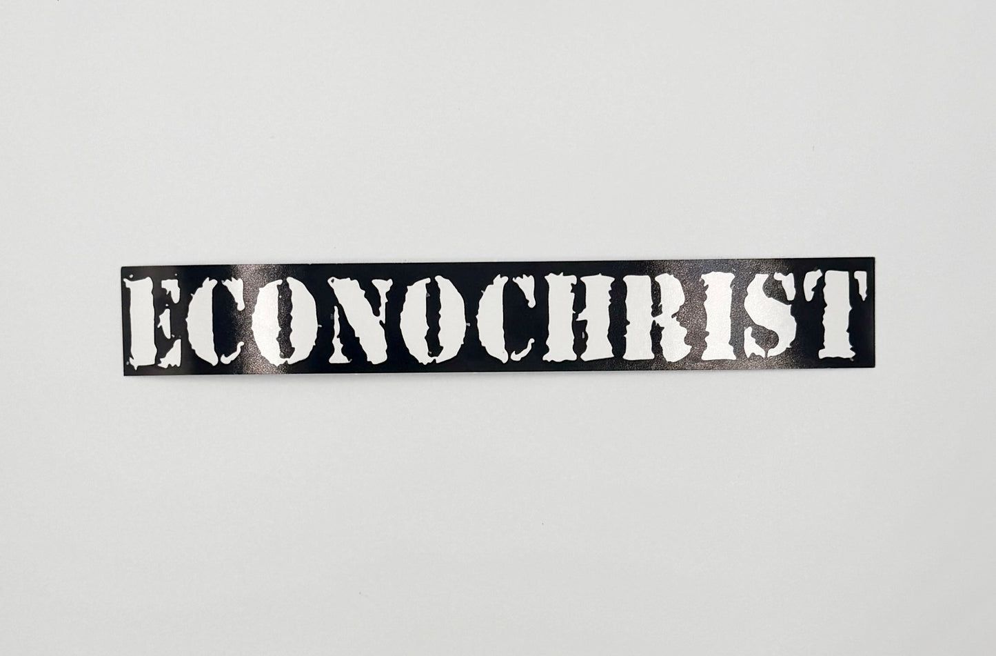 Econochrist Hardcore Punk Rock Logo Sticker E005S
