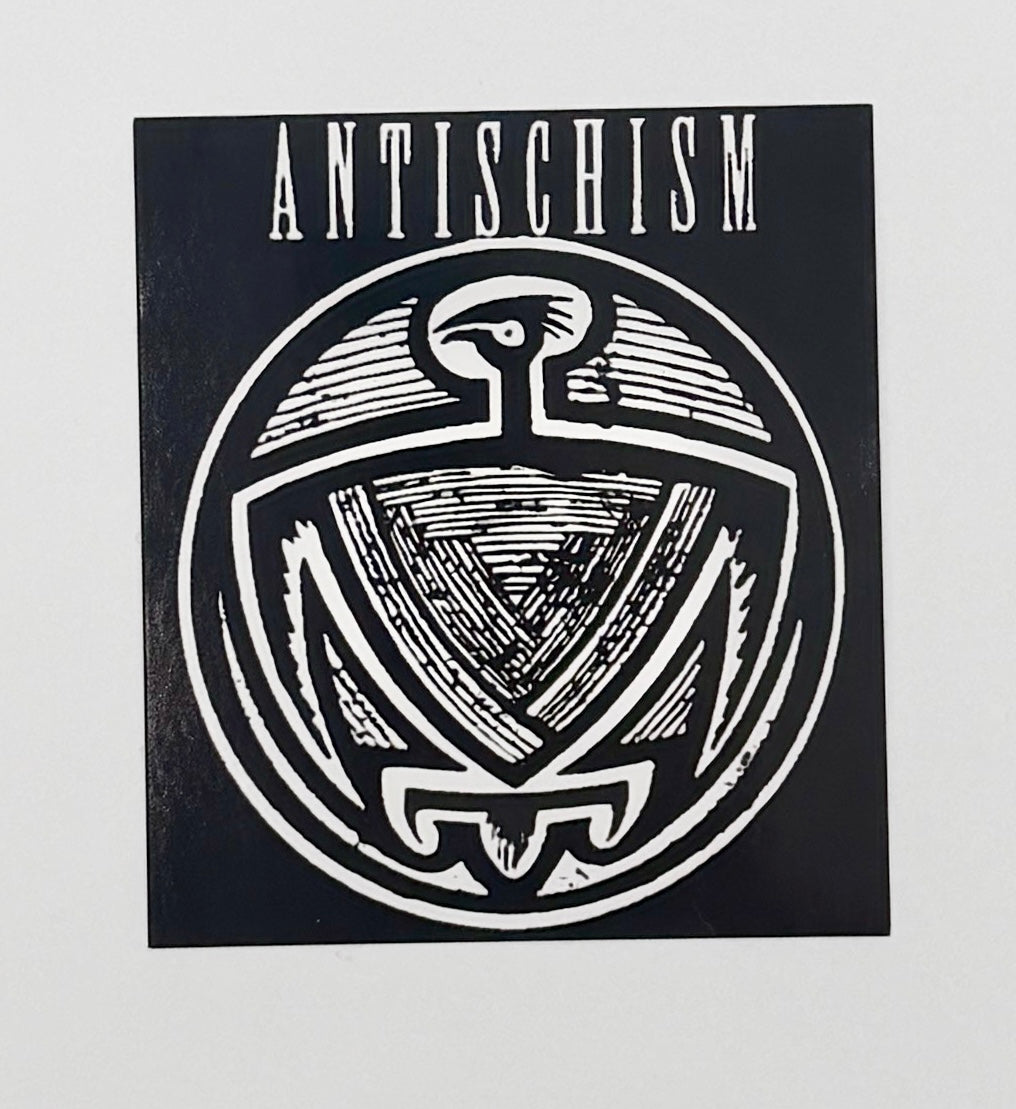 Antischism Hardcore Punk Rock Logo Sticker A020S