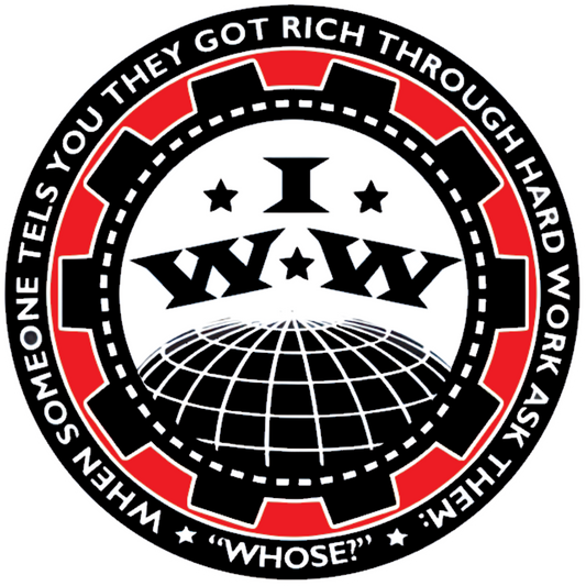 IWW Industrial Workers Of The World Antifa Sticker I013S