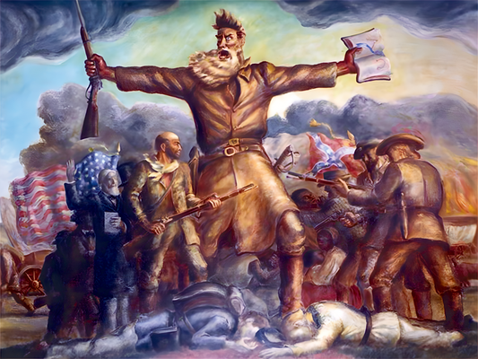 John Brown Abolitionist Antifa Sticker J008S