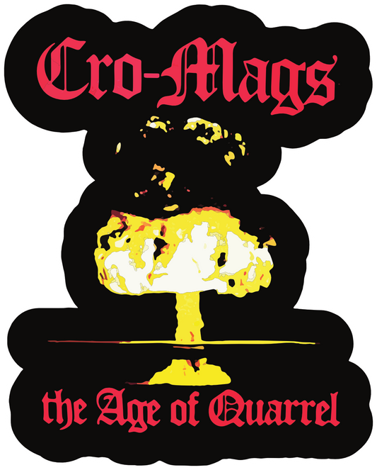 Cro-Mags Age of Quarell Sticker C016S