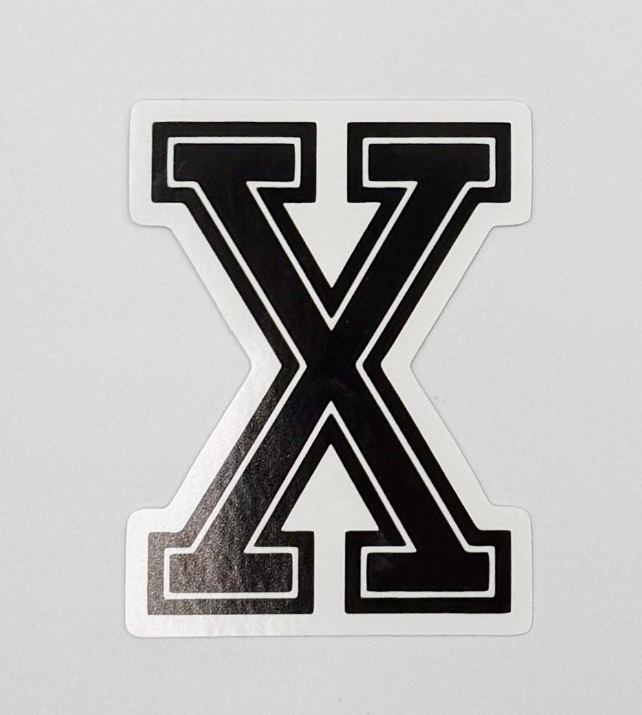 Straight Edge Hardcore X Sticker S040S