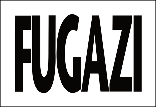 Fugazi Sticker F001S