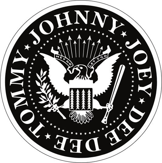 The Ramones Presidential Seal Classic Logo Sticker R026S
