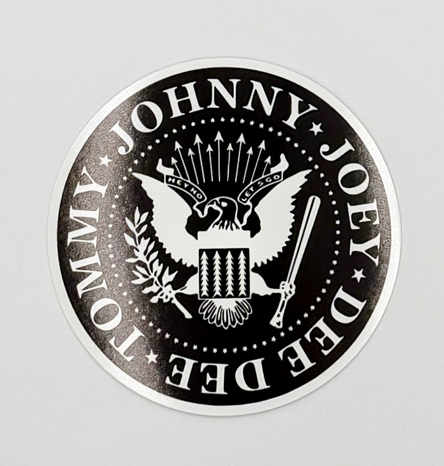 The Ramones Presidential Seal Classic Logo Sticker R026S