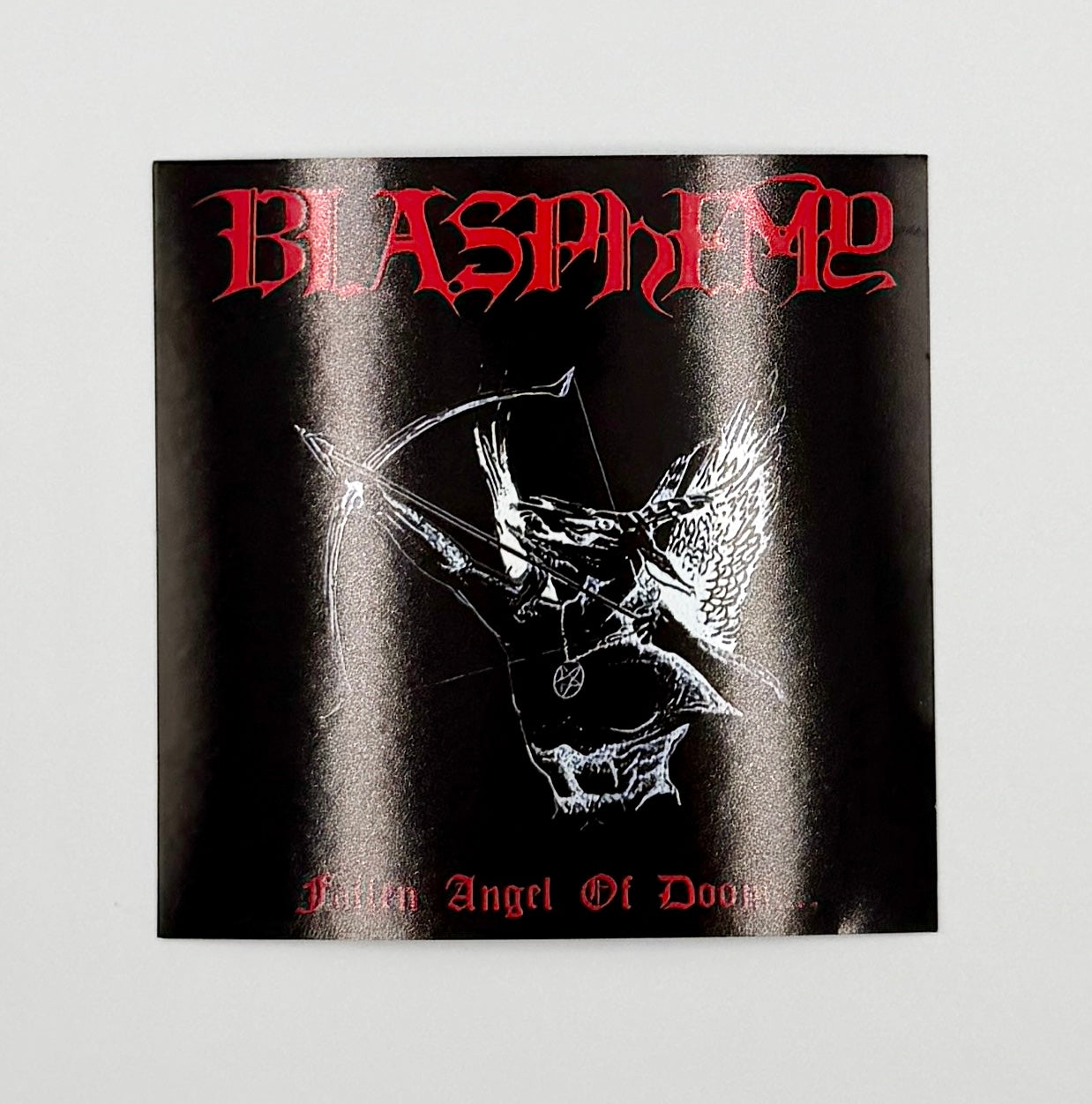 Blasphemy Fallen Angel Of Doom Sticker B045S