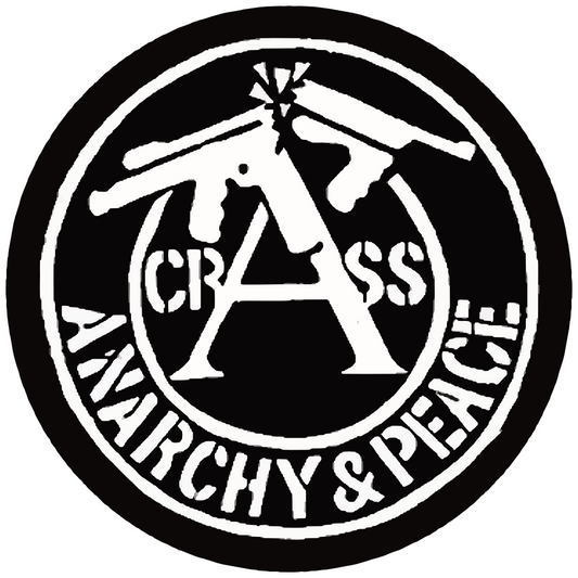 Crass Anarchy And Peace Punk Sticker C018S