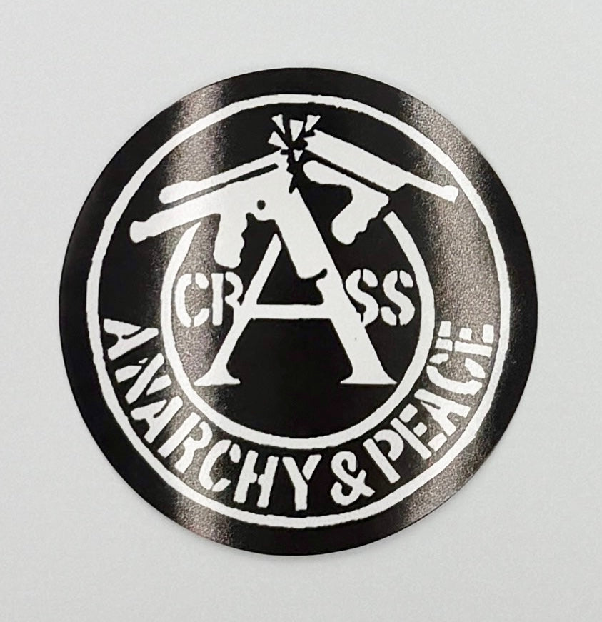 Crass Anarchy And Peace Punk Sticker C018S