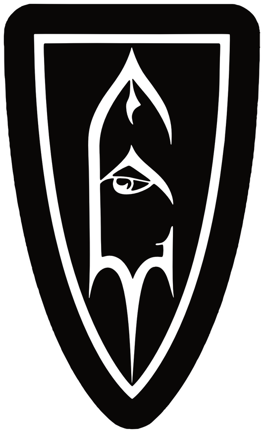 Emperor Black Metal Logo Sticker E006S