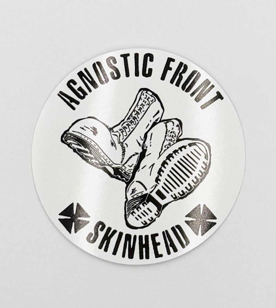 Agnostic Front Boots Hardcore Punk Sticker A023S