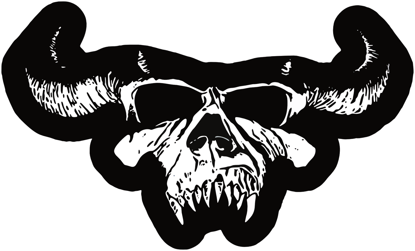 Danzig Skull Sticker D029S