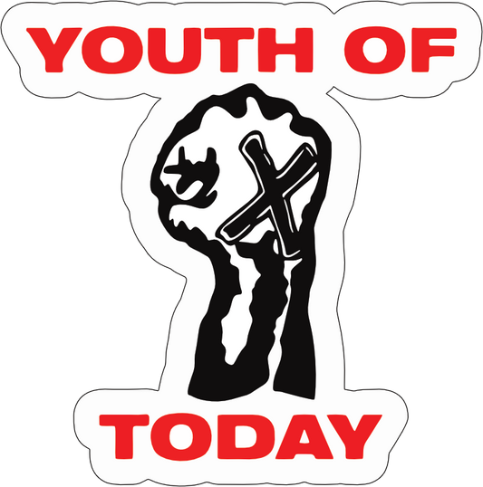Youth of Today Sticker SXE Hardcore NYHC Straight Edge Y004S
