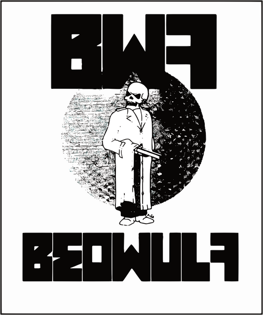 Beowulf Skeleton Crossover Thrash Sticker B049S