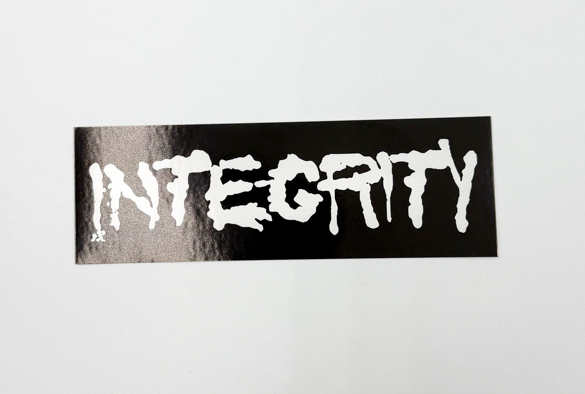 Integrity Logo SXE Hardcore Sticker I014S