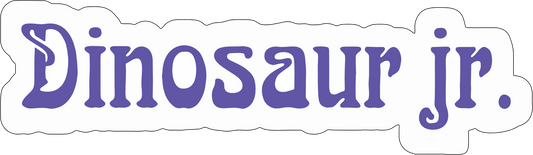 Dinosaur Jr. Logo Sticker D037S