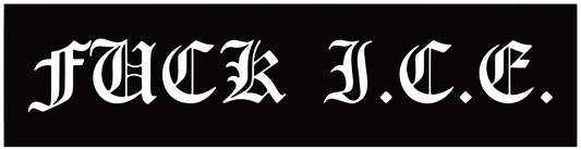 F*ck ICE Anti ICE I.C.E. Antifa Sticker F020S