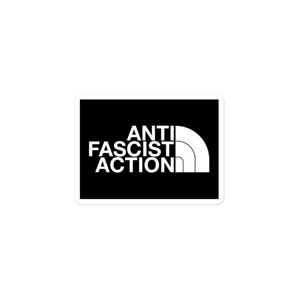 AFA Antifa North Face Sticker