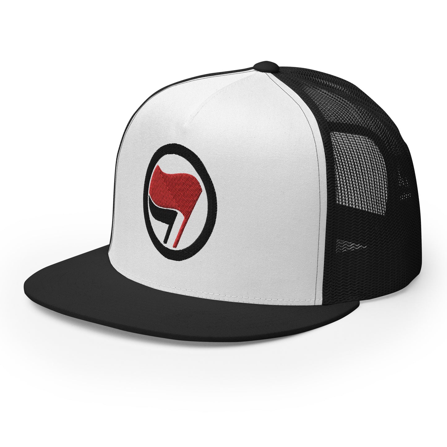 Anti-Fascist Action Embroidered Baseball Trucker Hat Cap