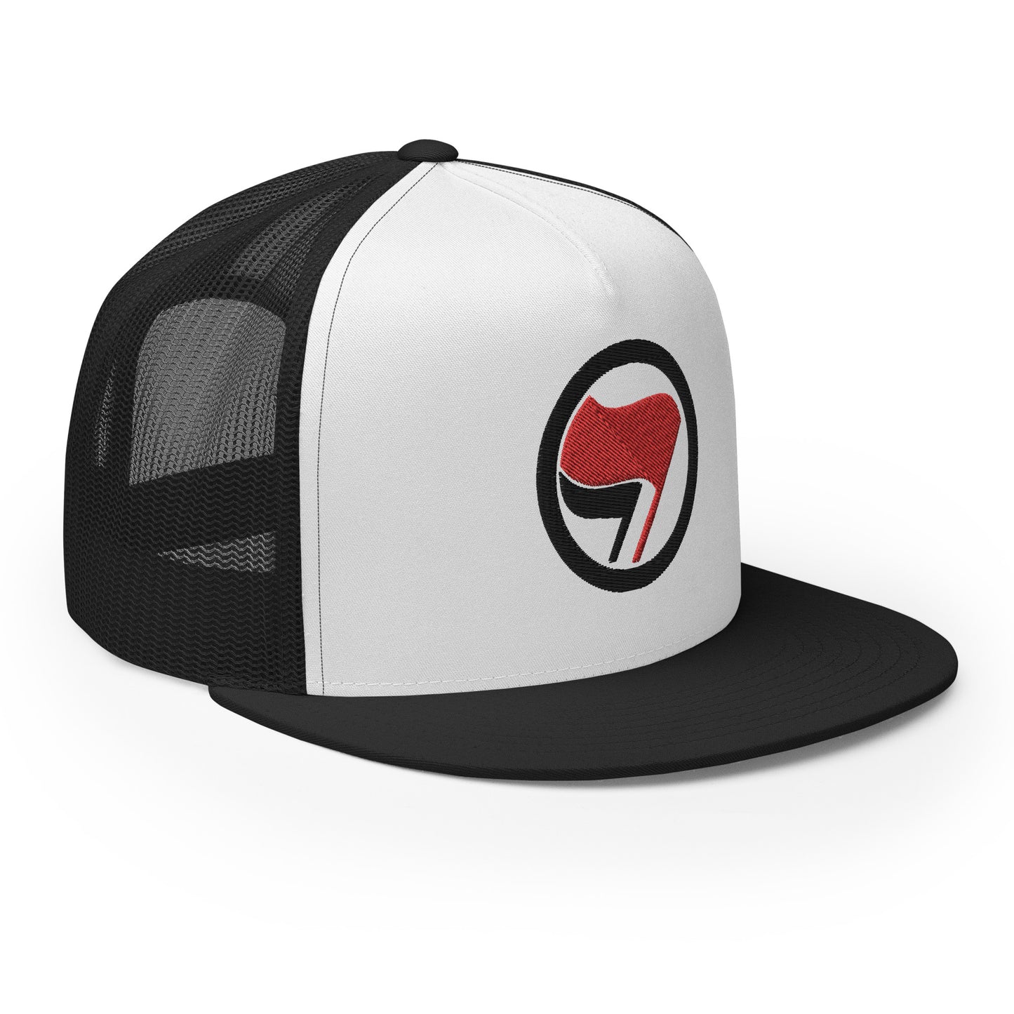 Anti-Fascist Action Embroidered Baseball Trucker Hat Cap