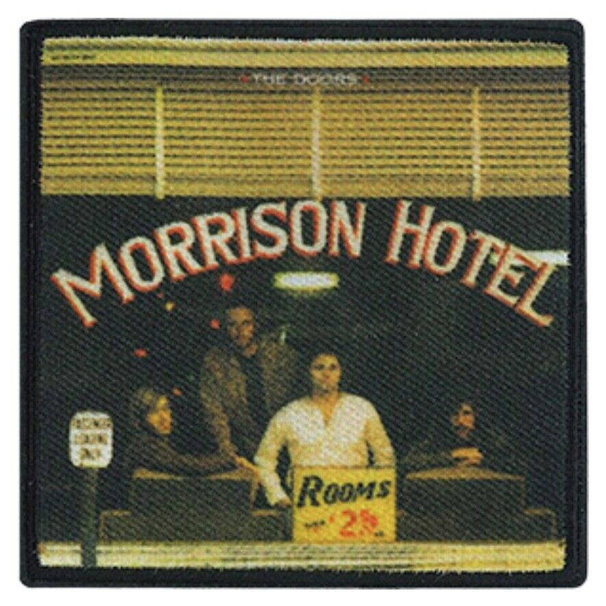 The Doors Morrison Hotel Woven Patch D080P