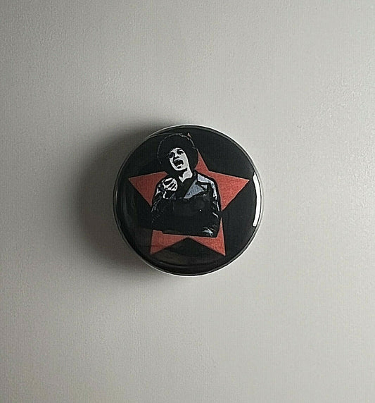 Angela Davis Black Panther Party 1” Button A024B Badge Pin