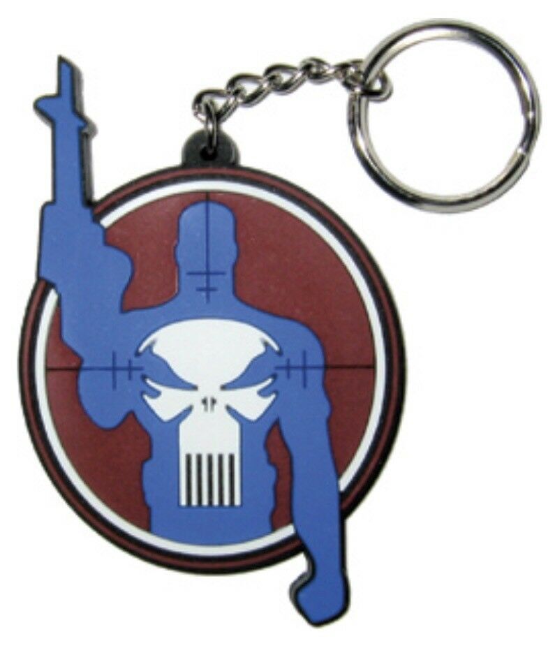 Punisher Marvel Rubber Keychain P001KC