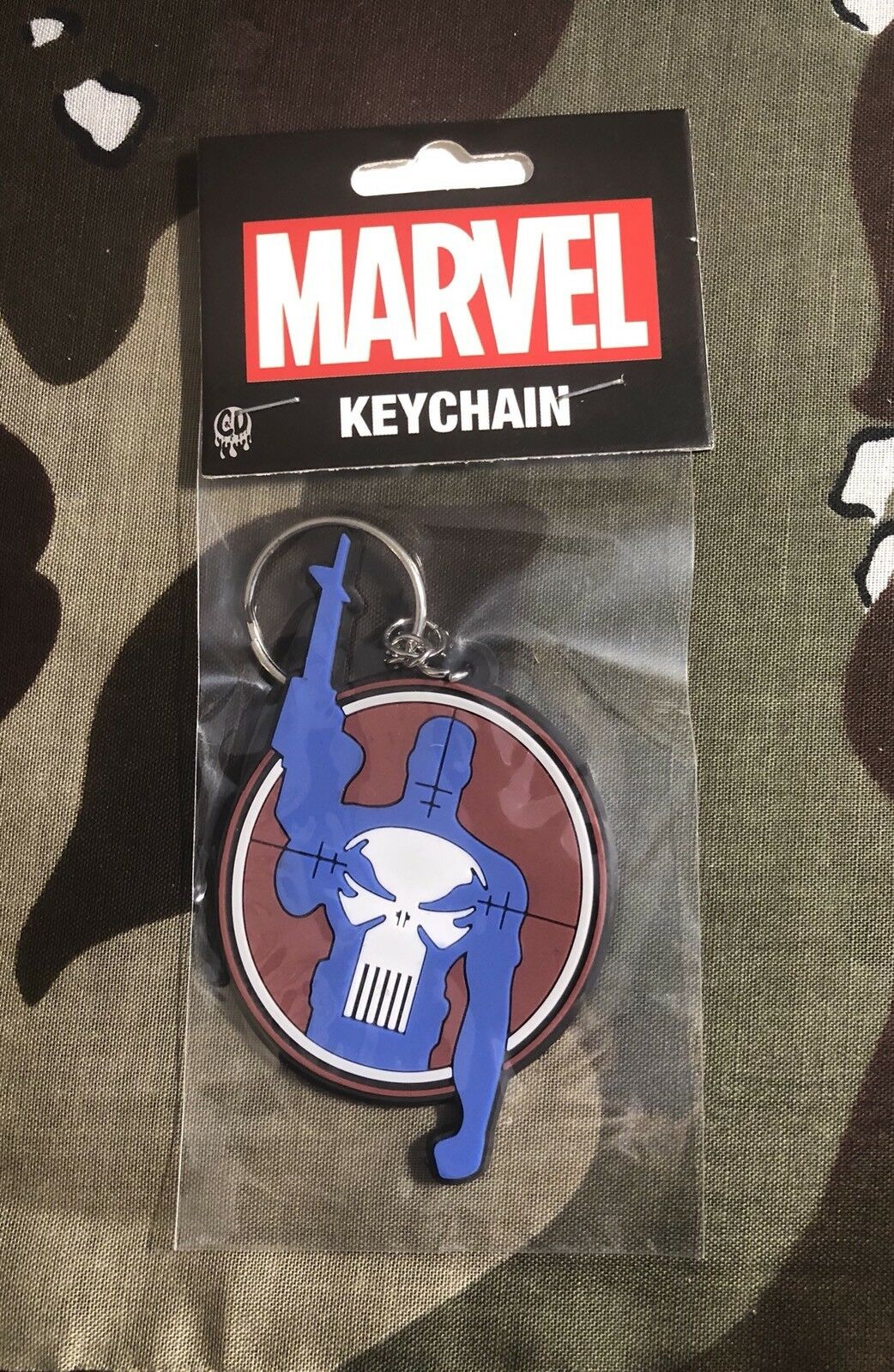 Punisher Marvel Rubber Keychain P001KC