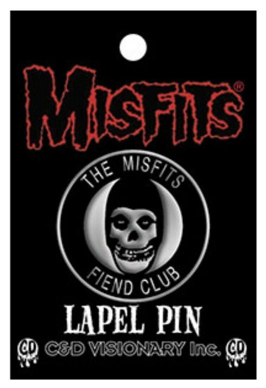 Misfits Fiend Club Enamel Lapel Pin M013PC Badge