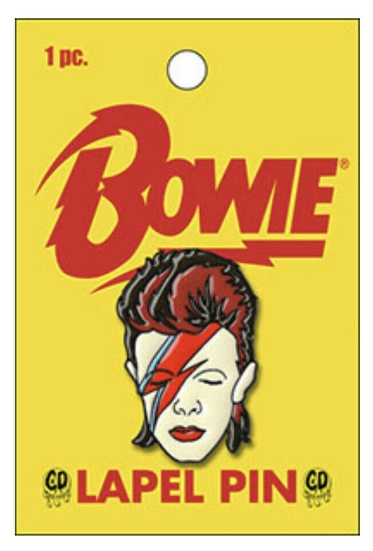 David Bowie Aladdin Sane Ziggy Stardust Enamel Lapel Pin B007PC