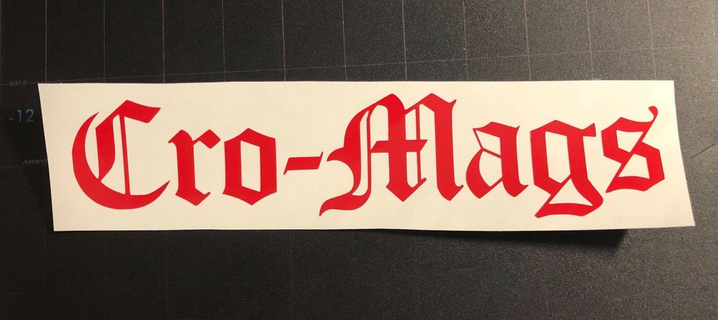 Cro-Mags Vinyl Decal Sticker C002S