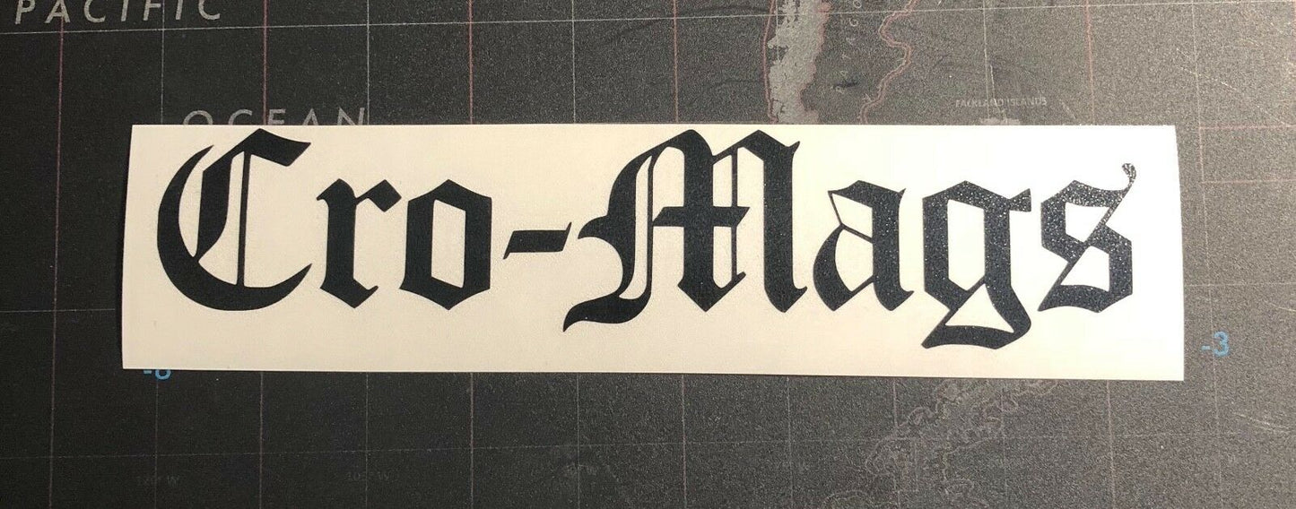 Cro-Mags Vinyl Decal Sticker C002S