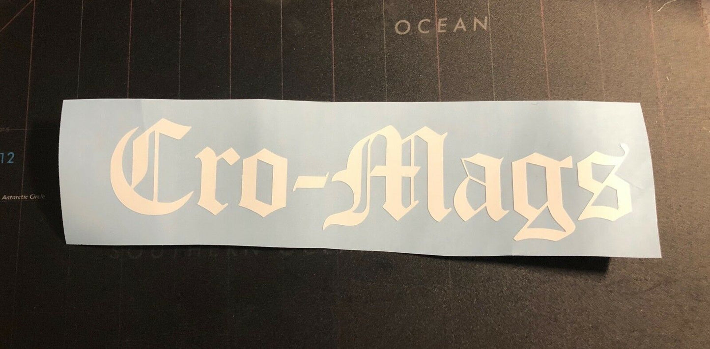 Cro-Mags Vinyl Decal Sticker C002S