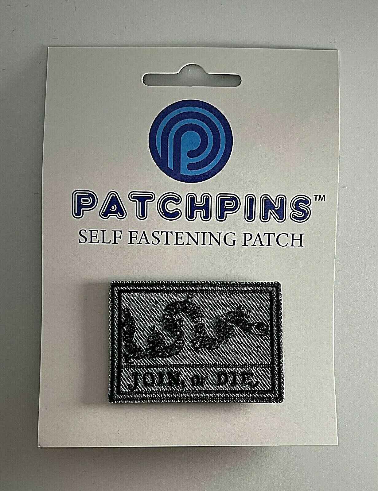 Join Or Die Embroidered Patch Pin Lapel Pin