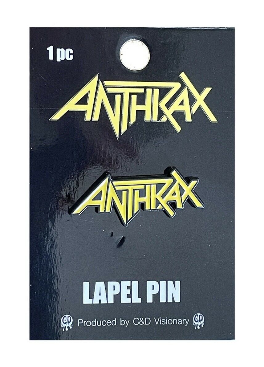 Anthrax Logo Enamel Lapel Pin A001PC