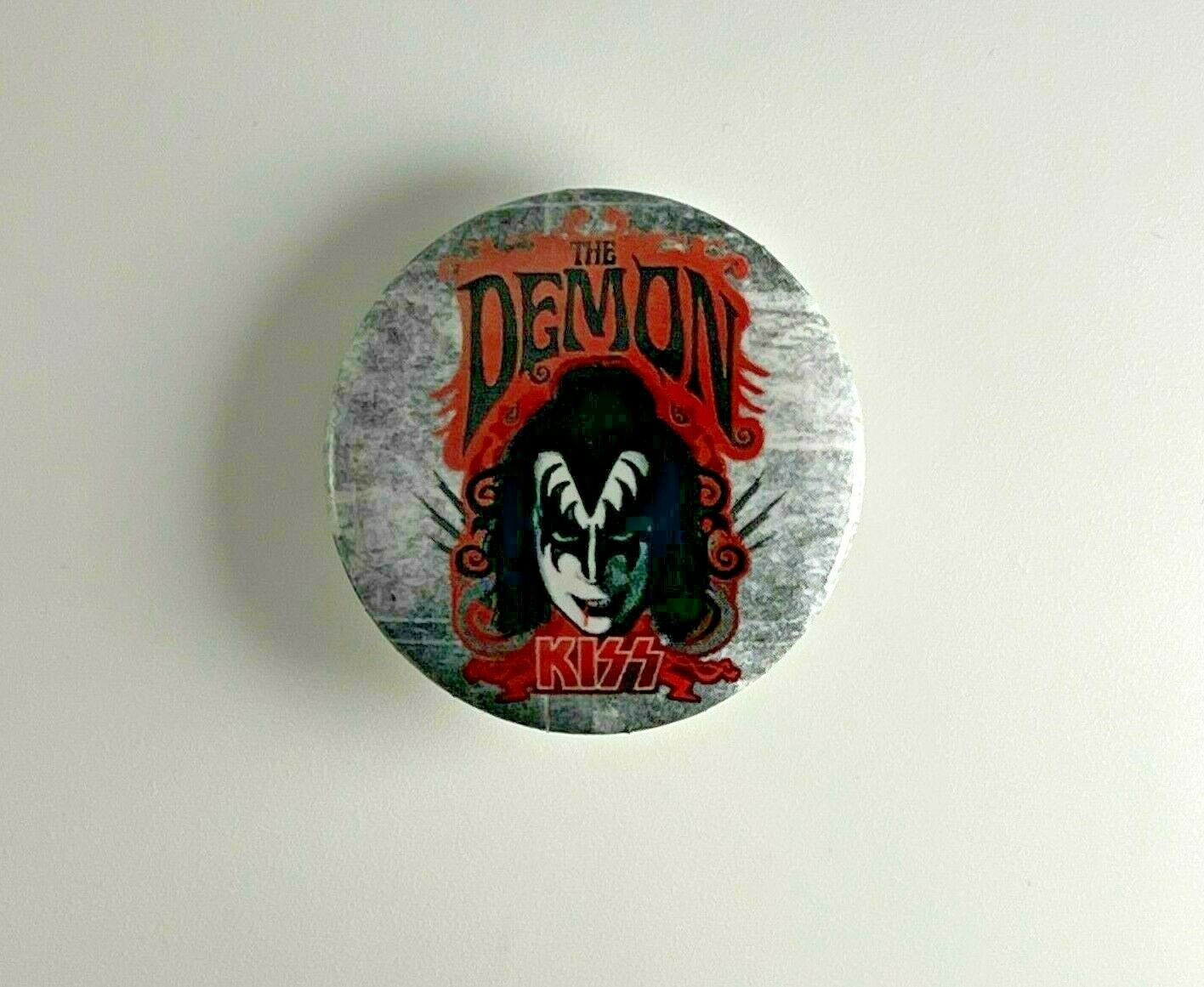 Kiss The Demon 1.25" Button Badge Pin