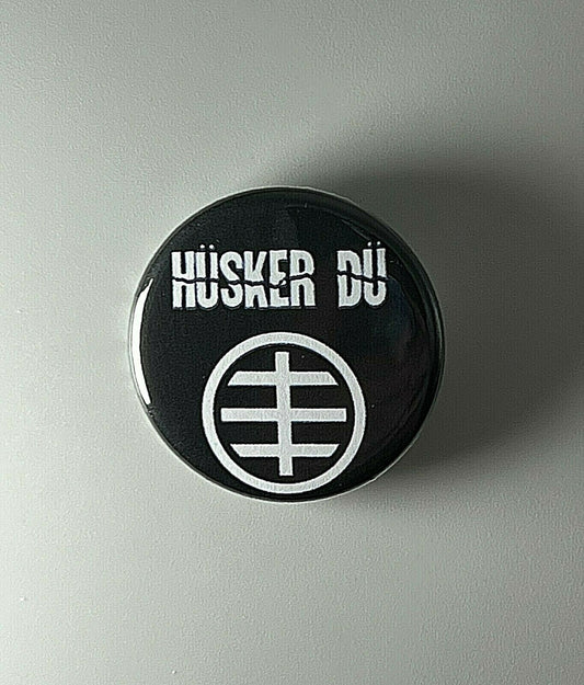 Husker Du Logo 1.25" Button H002B125