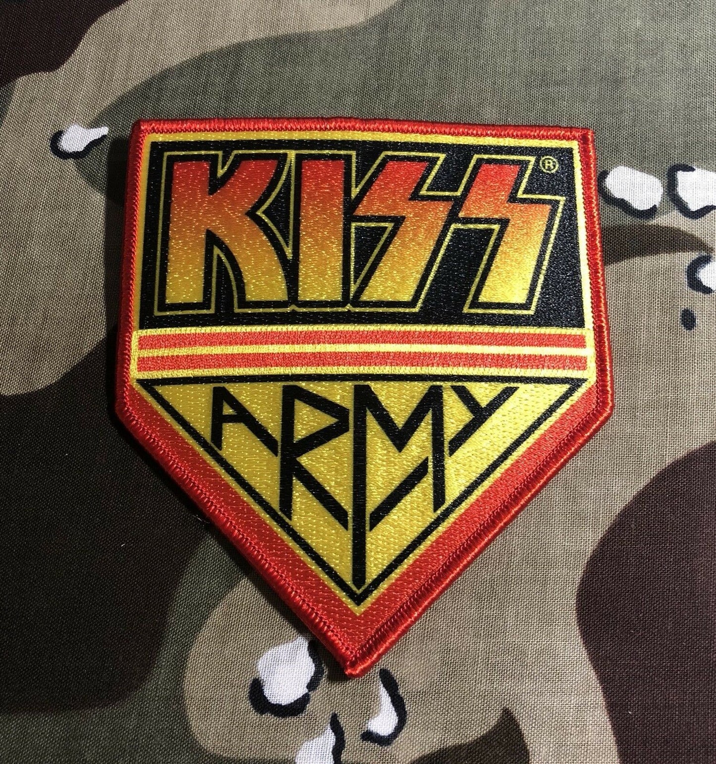 Kiss Army Embroidered Patch K006P