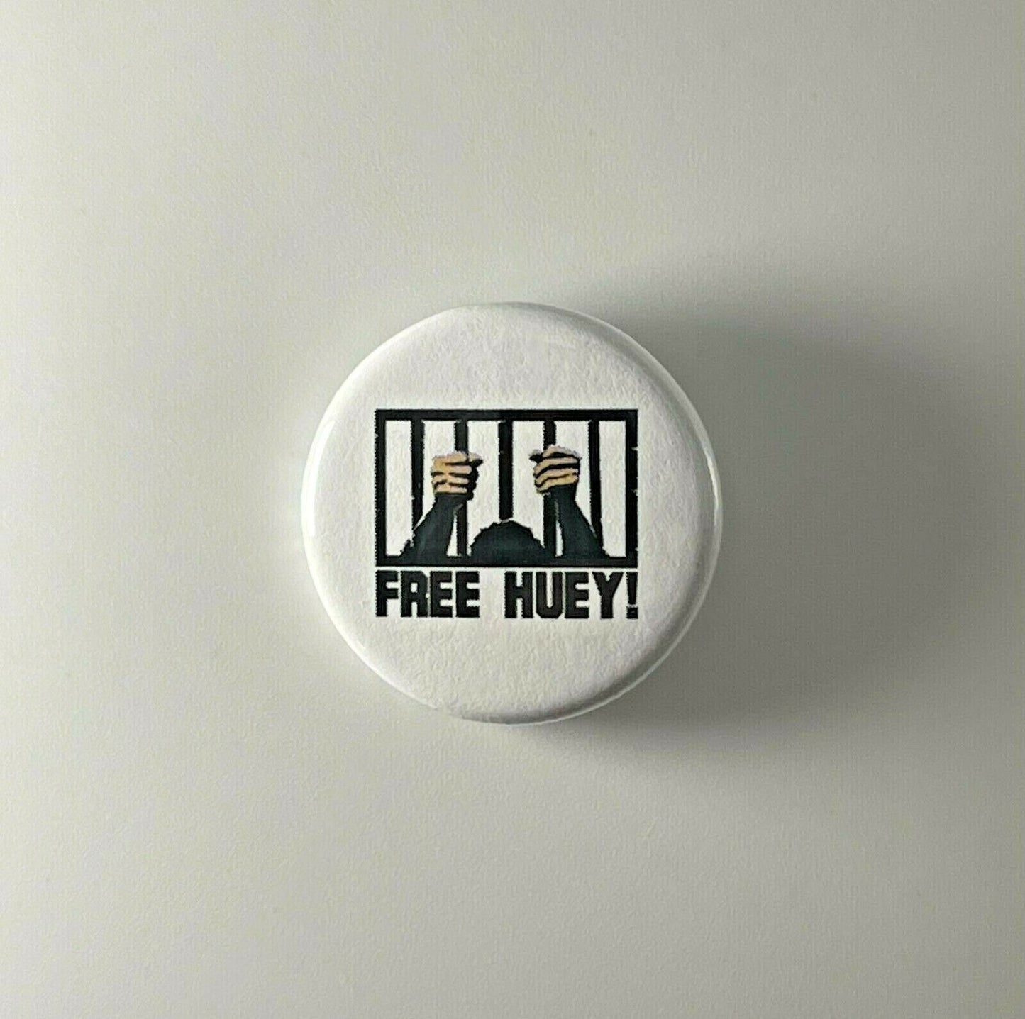 Free Huey Huey P. Newton Black Panther Party 1.25" Button F002B125 Pin Badge