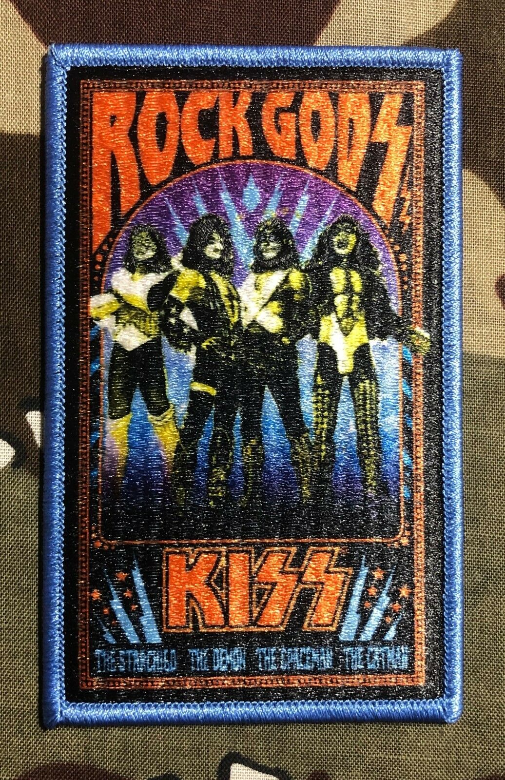 Kiss Rock Gods Woven Patch K024P