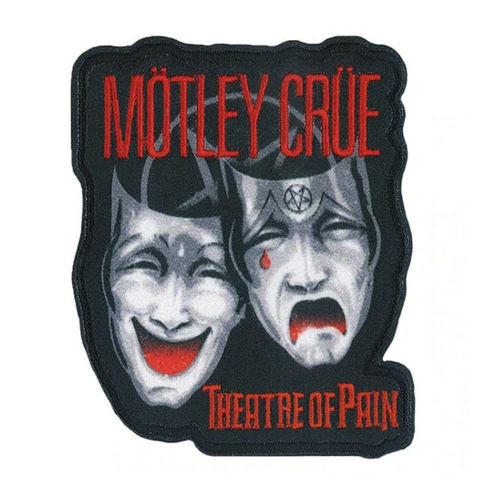 Motley Crue Official Theatre Of Pain Embroidered Woven Patch M114P