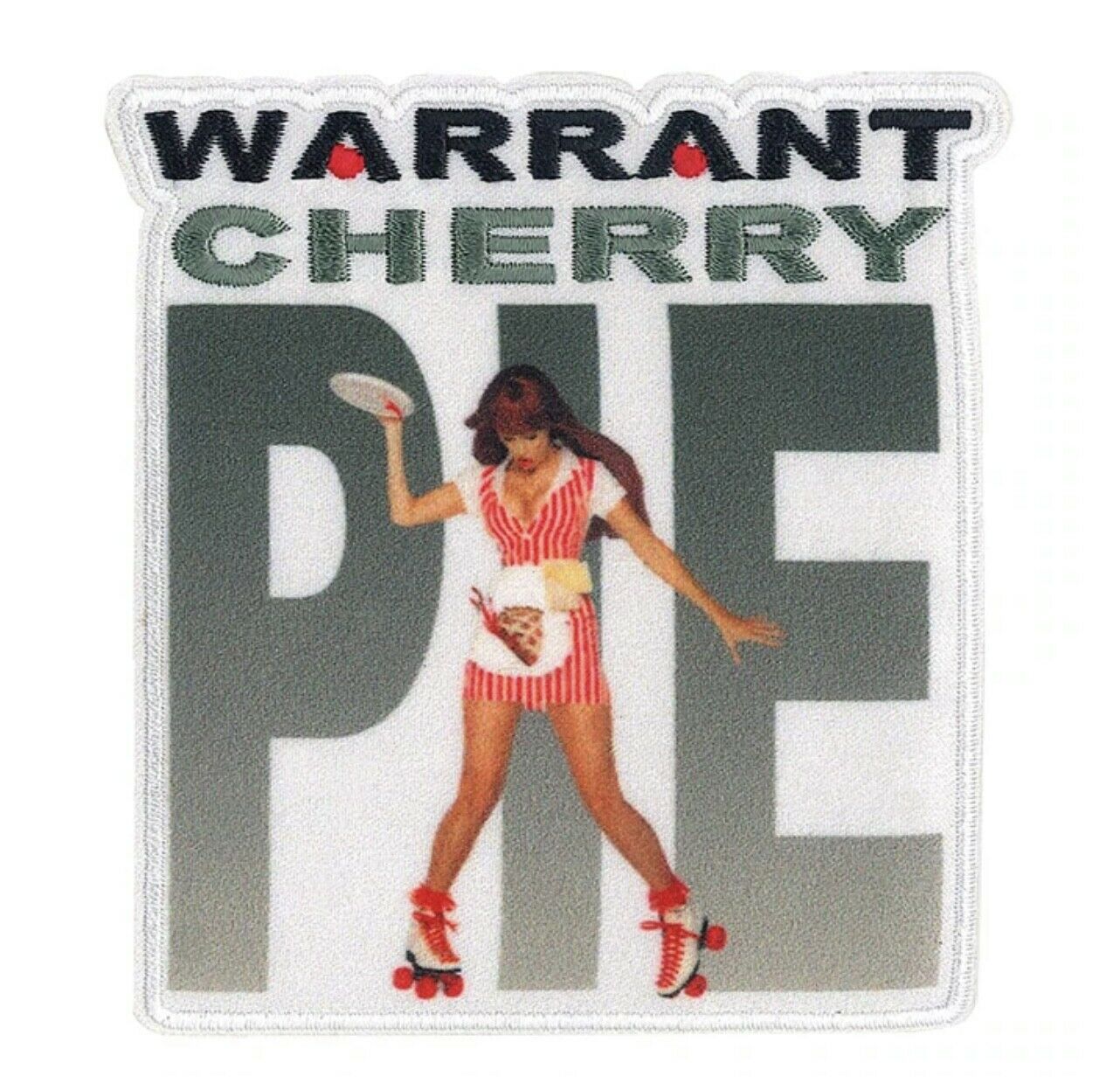 Warrant Cherry Pie Embroidered/Woven Patch W020P