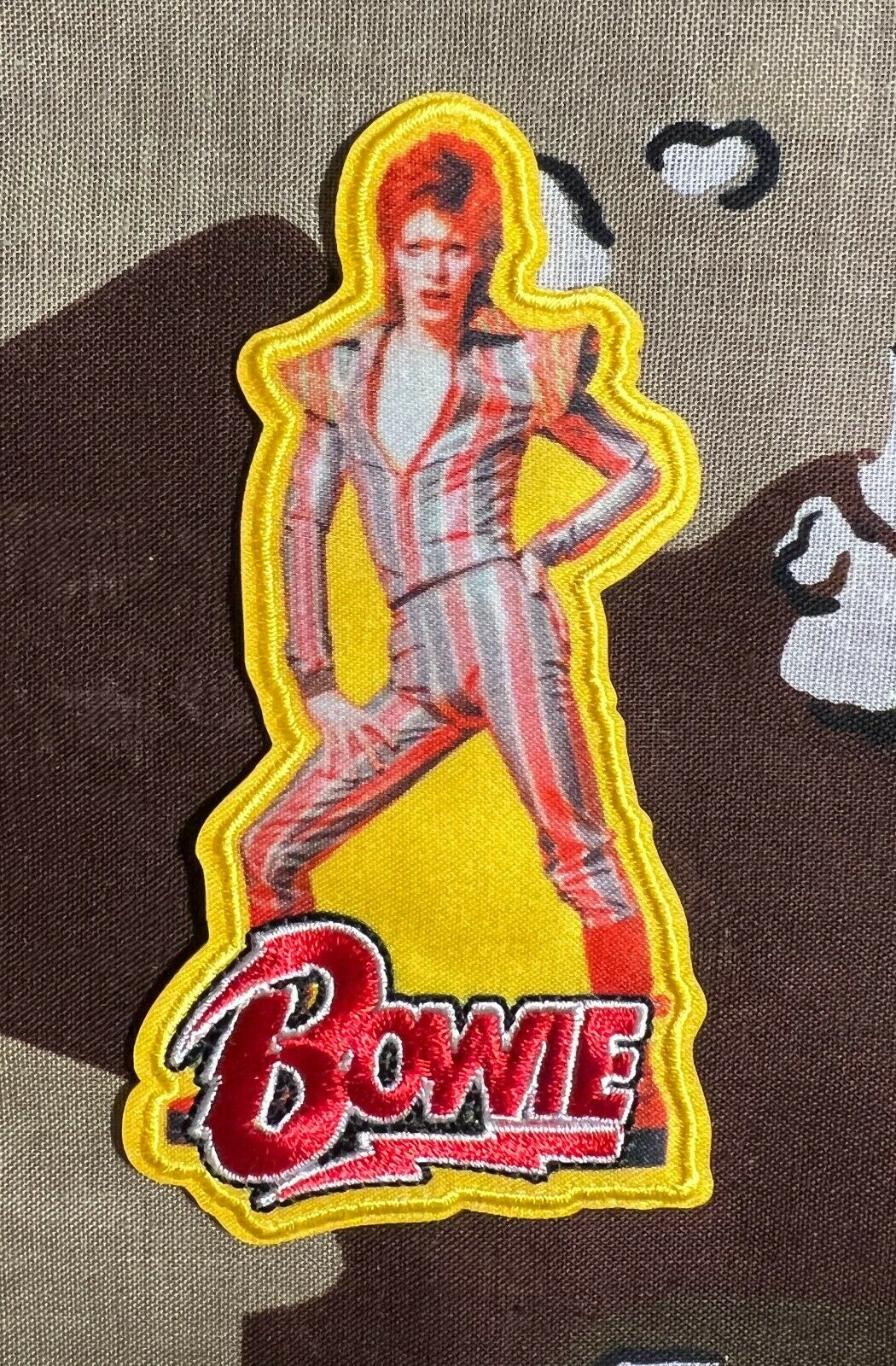 David Bowie Embroidered/Woven Patch B013P