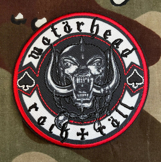 Motorhead Rock And Roll Embroidered Patch M102P