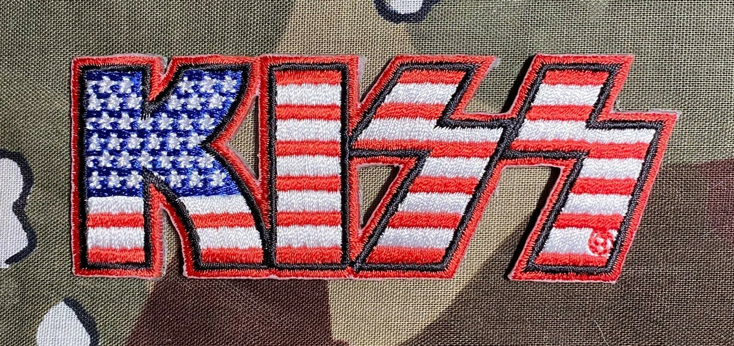 Kiss Logo Embroidered Patch K031P