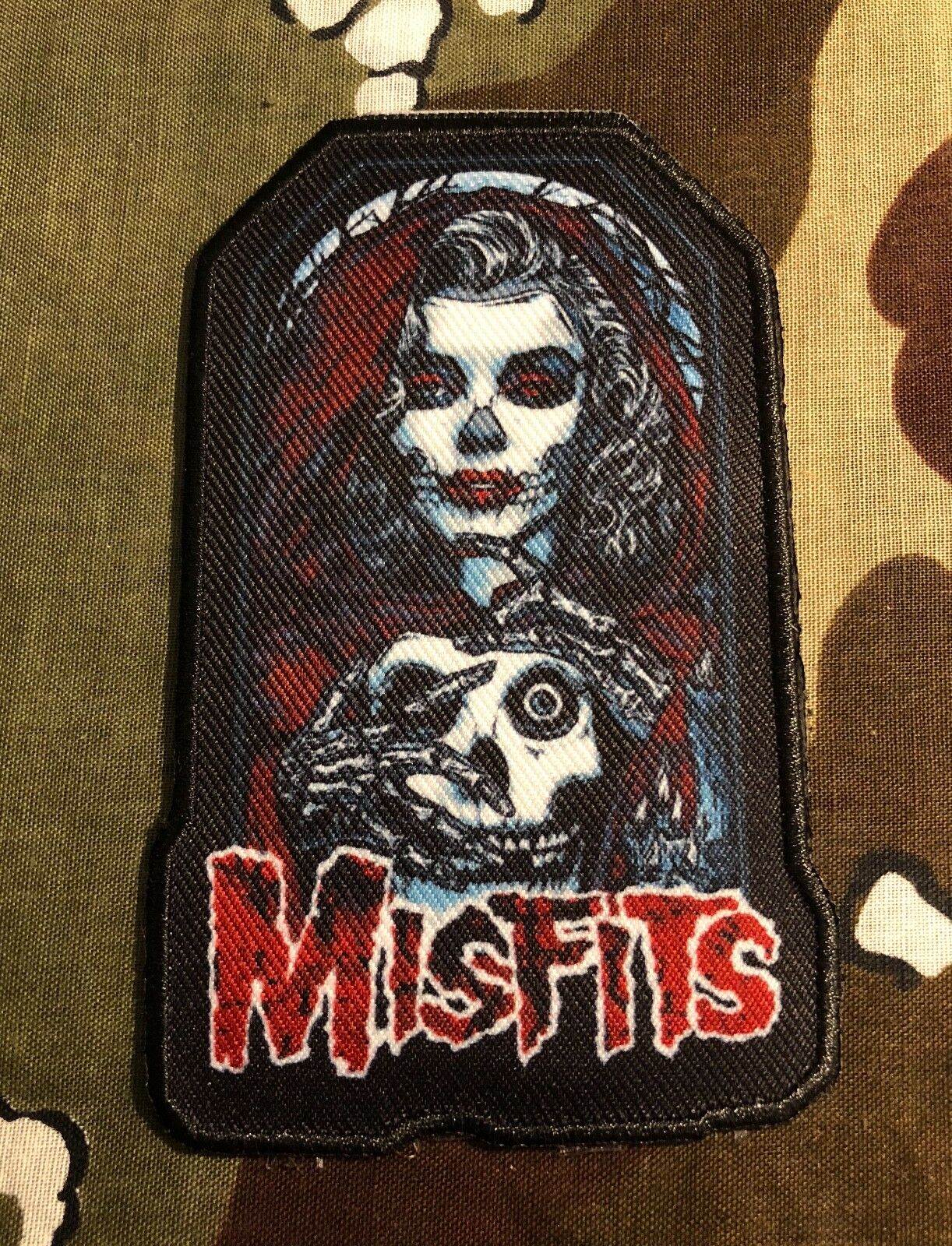 Misfits Crimson Ghost Unmasked Embroidered/Woven Patch M055P