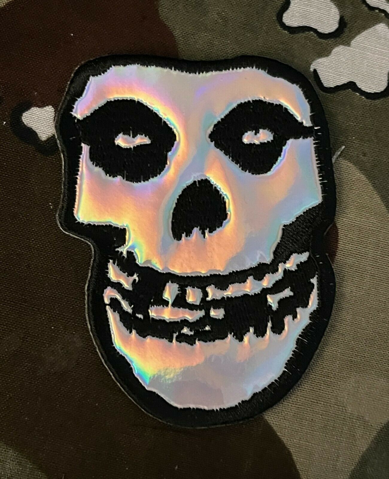 Misfits Crimson Ghost Iridescent Official Embroidered Patch M104P