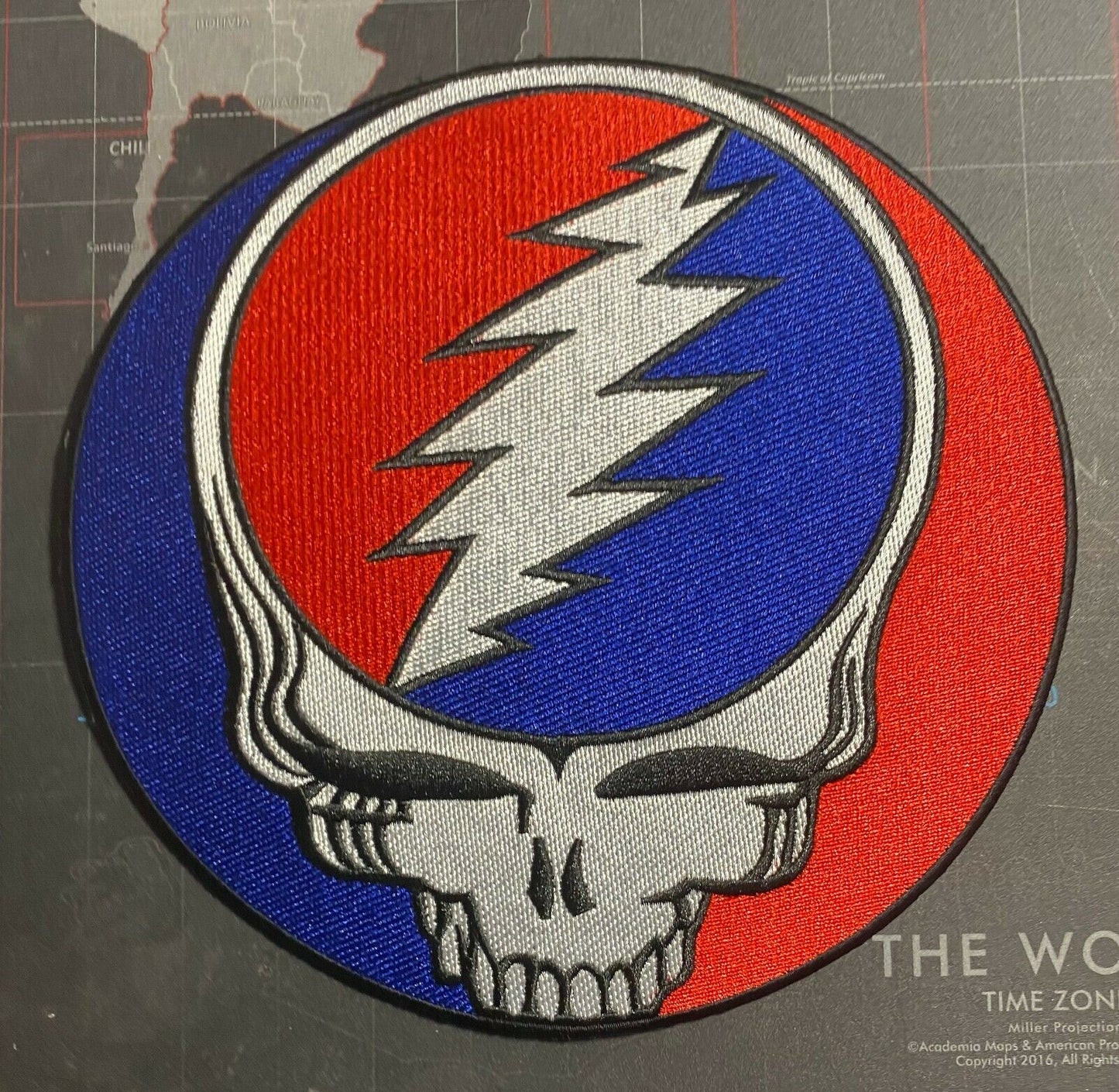 Grateful Dead Officially Licensed Steal Your Face Embroidered Back Patch G042P