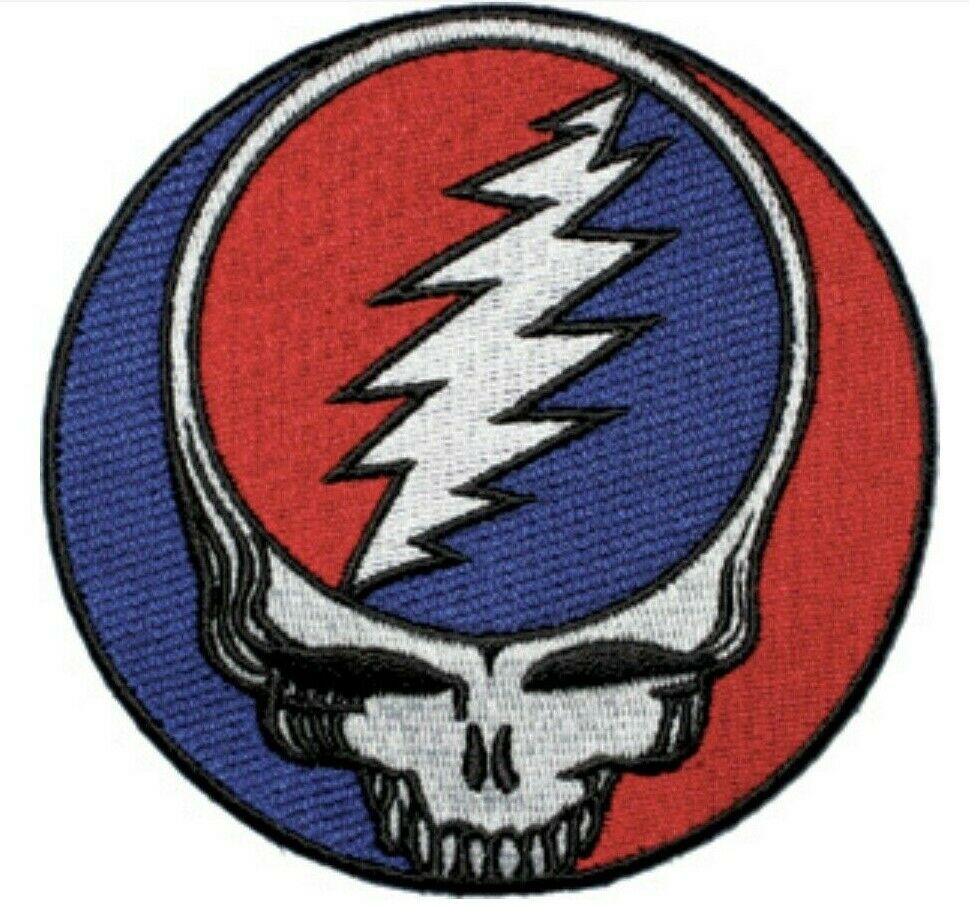 Grateful Dead Officially Licensed Steal Your Face Embroidered Back Patch G042P