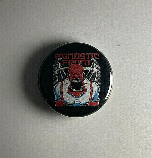 Agnostic Front Cause For Alarm 1” Button A016B Pin Badge