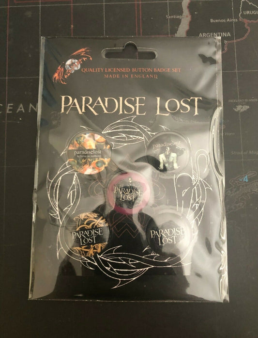 Paradise Lost Five 1” Button Set Badge Pin